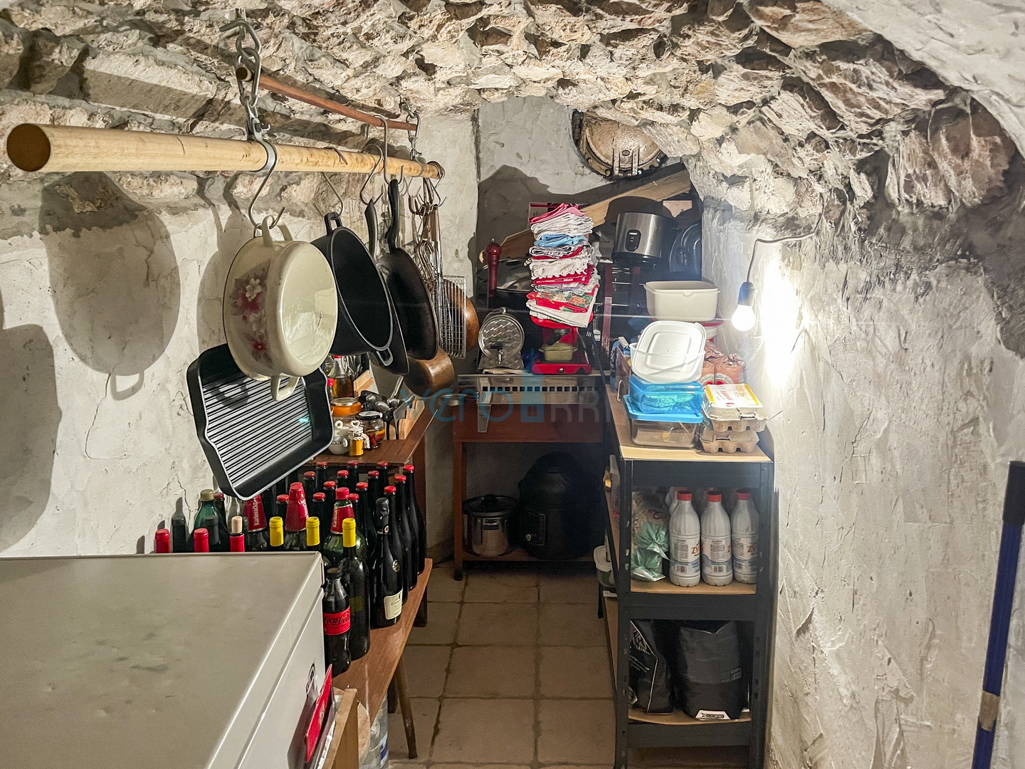 Dobrinj, otok Krk, obnovljena rustikalna kuća, 80m2, pogled, prodaja