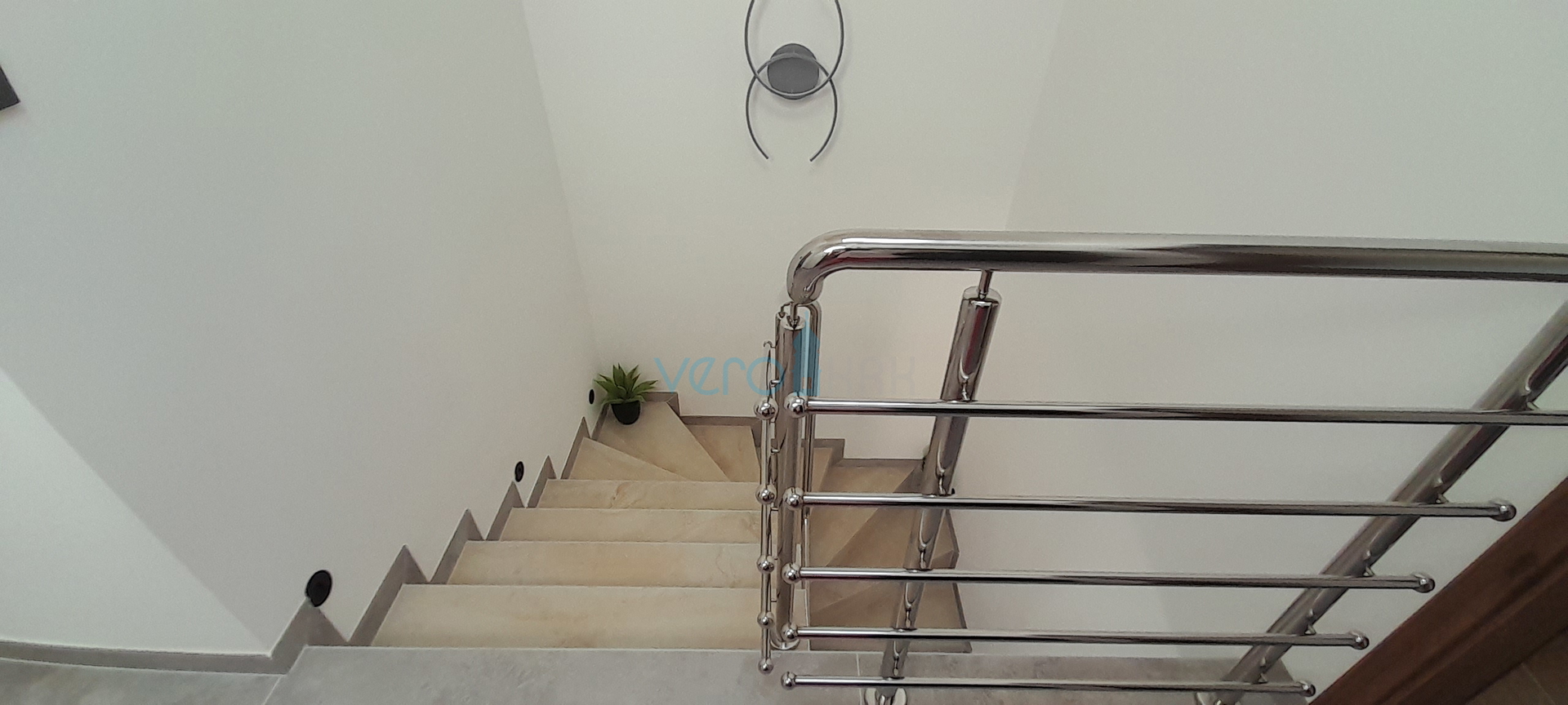 Vrbnik, okolica, dvojna kuća, novogradnja, pogled, bazen, prodaja