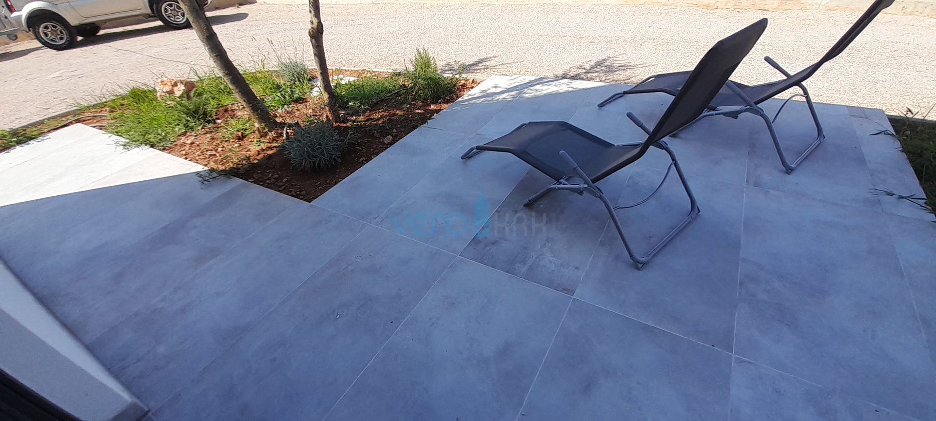 Vrbnik, okolica, dvojna kuća, novogradnja, pogled, bazen, prodaja