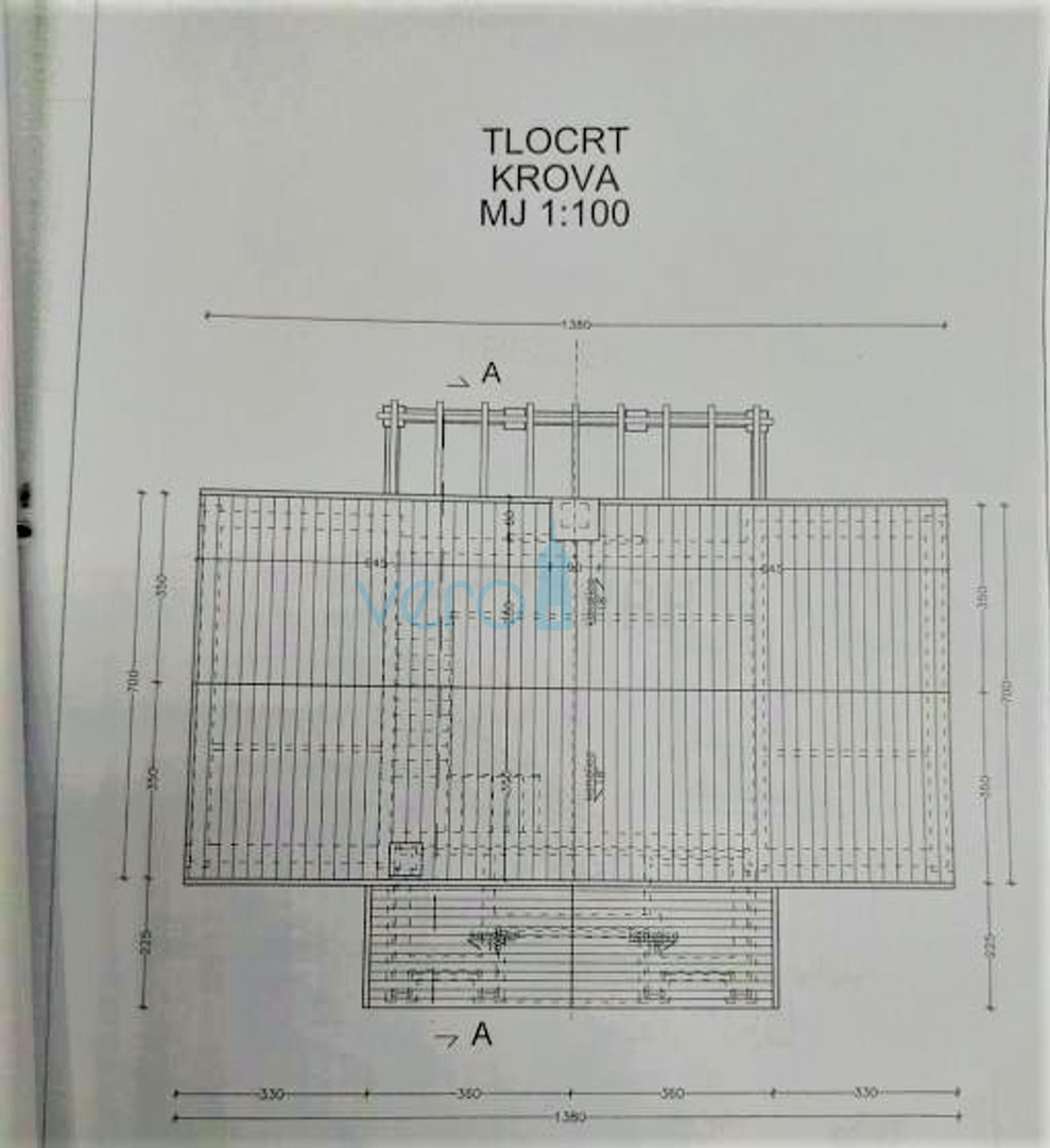 Valtura, Ližnjan - Baugrundstück mit gültiger Genehmigung, Verkauf