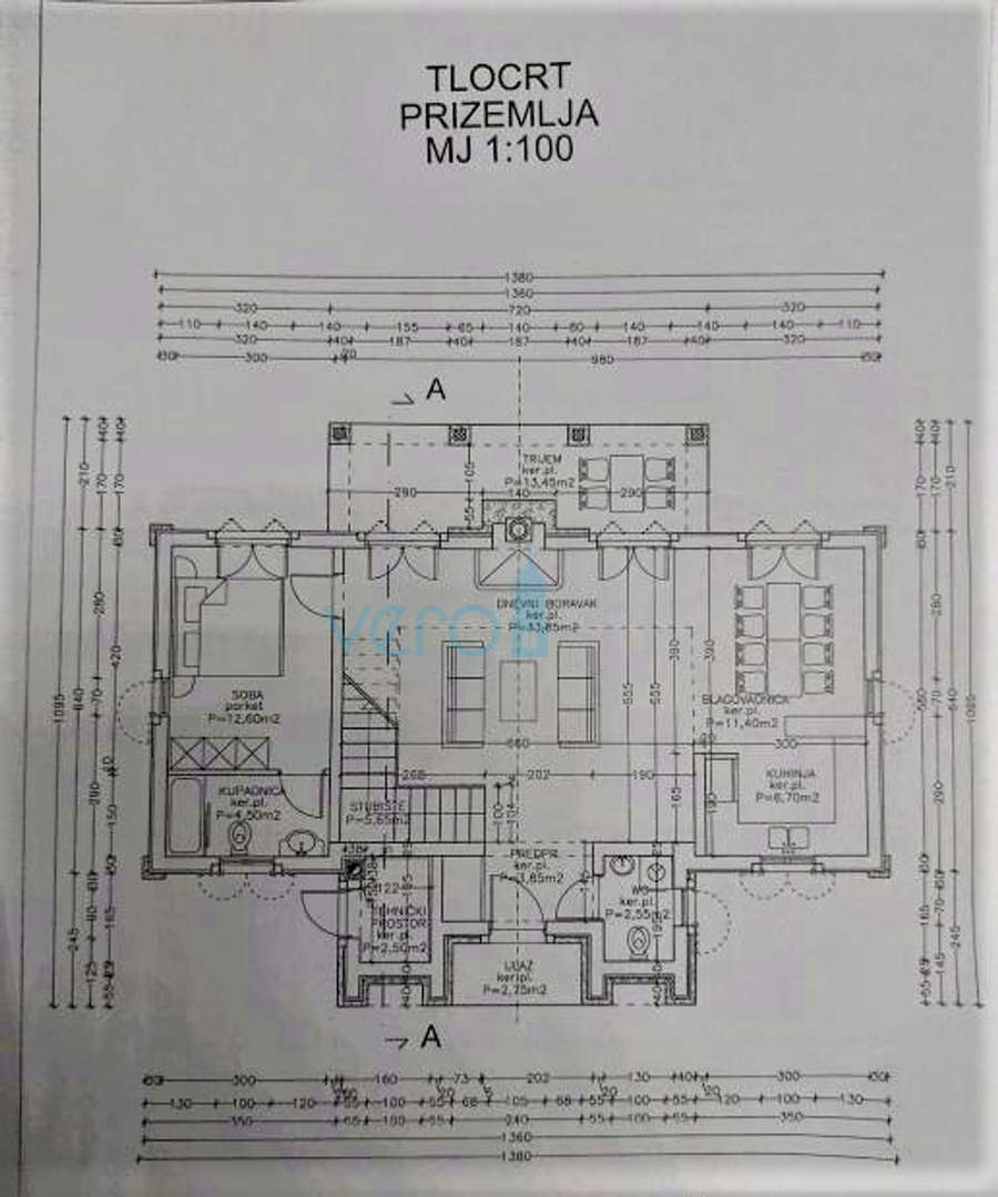 Valtura, Ližnjan - Baugrundstück mit gültiger Genehmigung, Verkauf