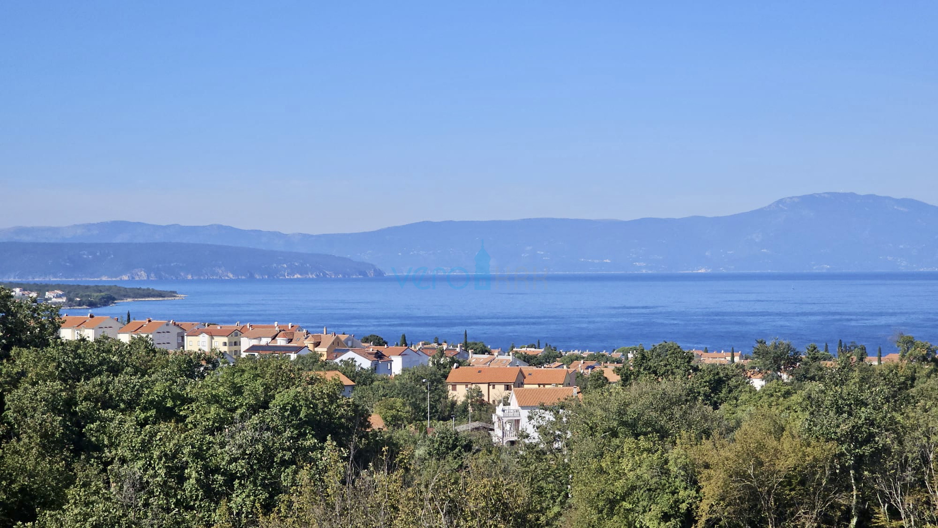 Malinska, okolica, Jednosoban stan 39m2 na drugom katu s pogledom na more, prodaja
