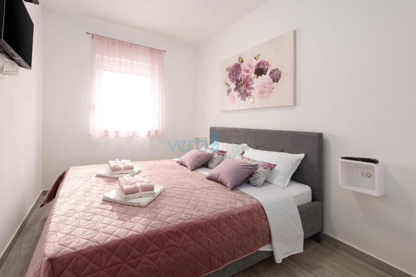 Otok Krk, Čižići, moderan trosoban stan sa pogledom na more, prodaja