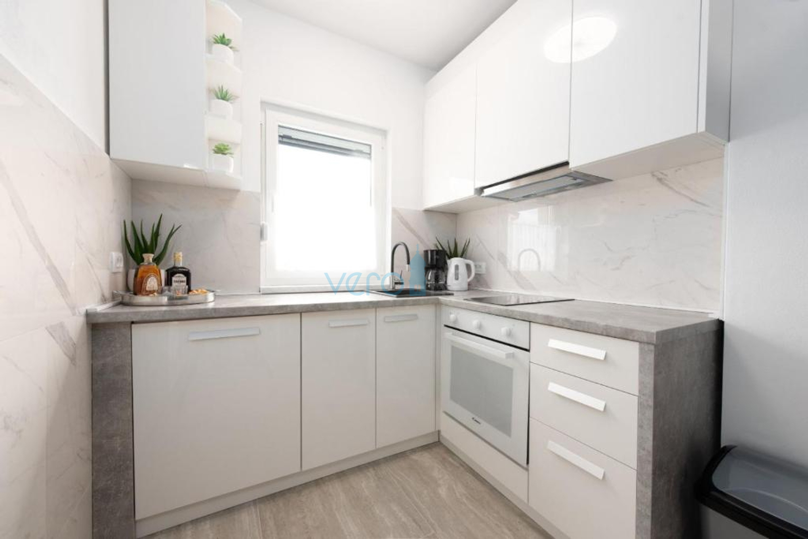 Otok Krk, Čižići, moderan trosoban stan sa pogledom na more, prodaja