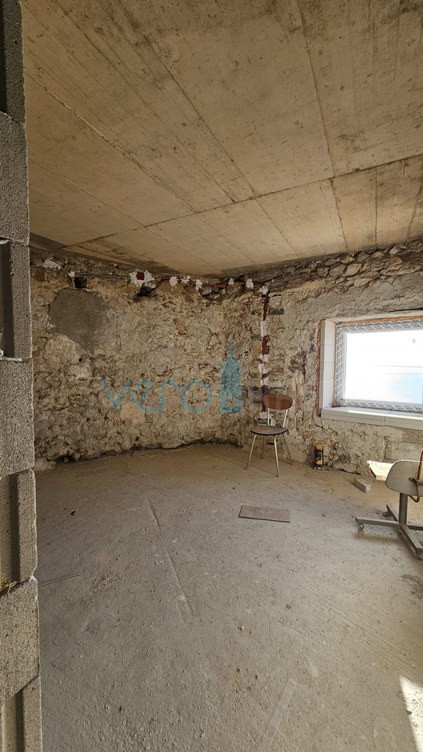 Krk Island, Stara Baška, stone house, detached, 60m to the sea, parking, view, for sale