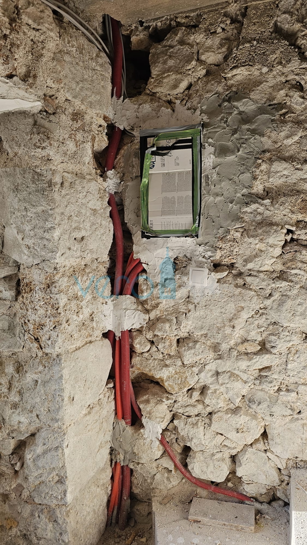 Krk Island, Stara Baška, stone house, detached, 60m to the sea, parking, view, for sale