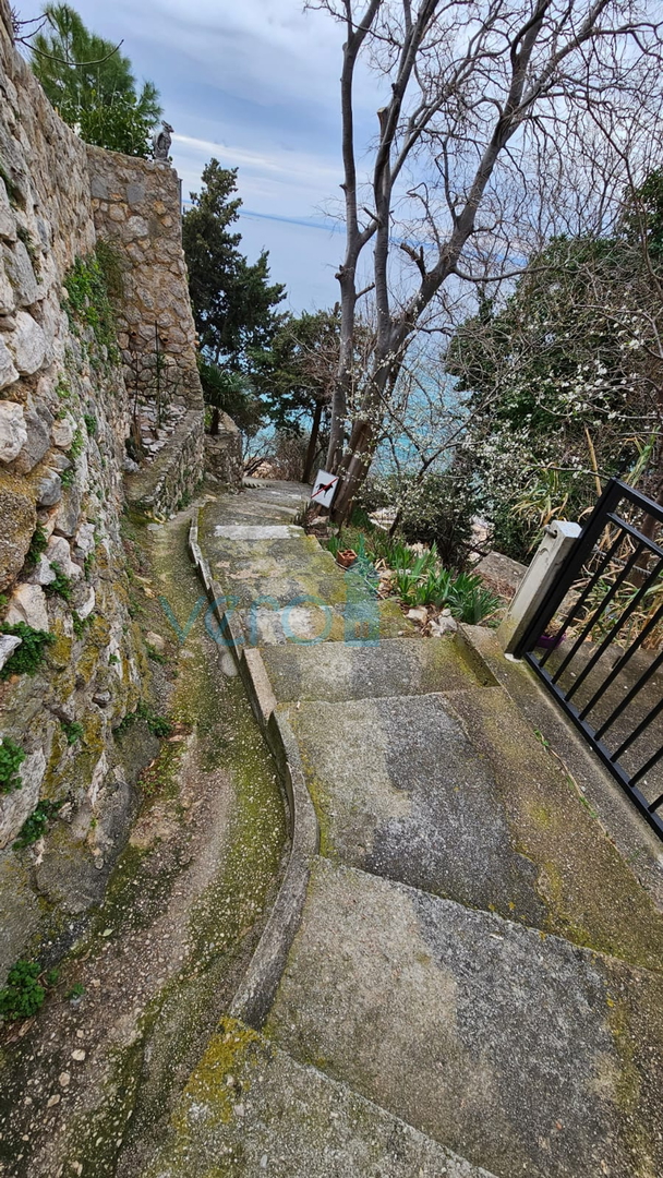 Krk Island, Stara Baška, stone house, detached, 60m to the sea, parking, view, for sale