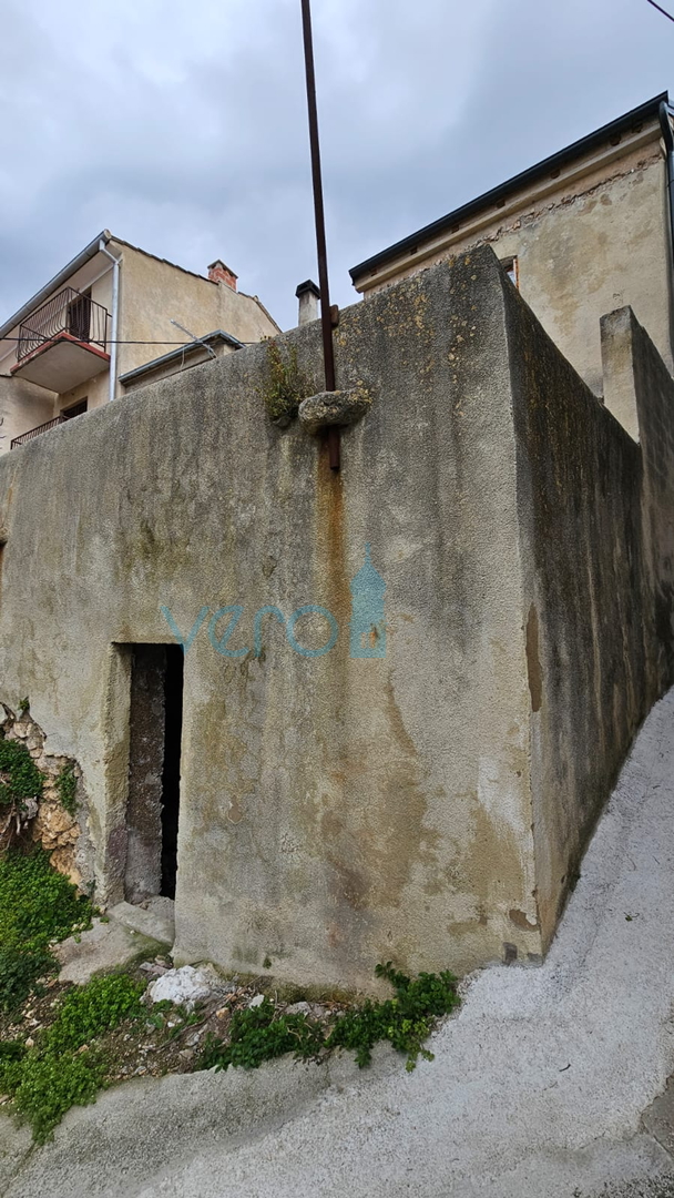 Krk Island, Stara Baška, stone house, detached, 60m to the sea, parking, view, for sale