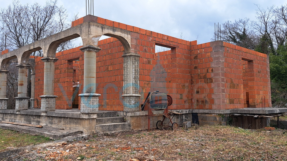 Šilo, Umgebung, Insel Krk, Baubeginn für Einfamilienhaus, Verkauf