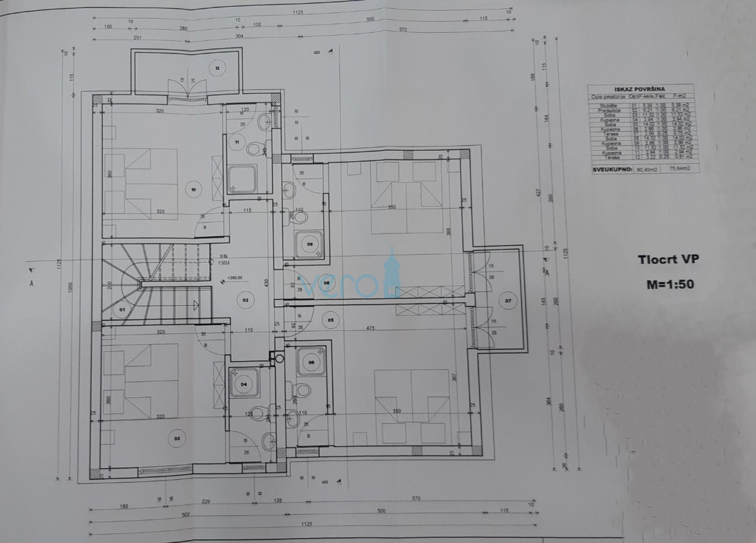 Šilo,okolica,otok Krk,započeta gradnja obiteljske kuće,prodaja