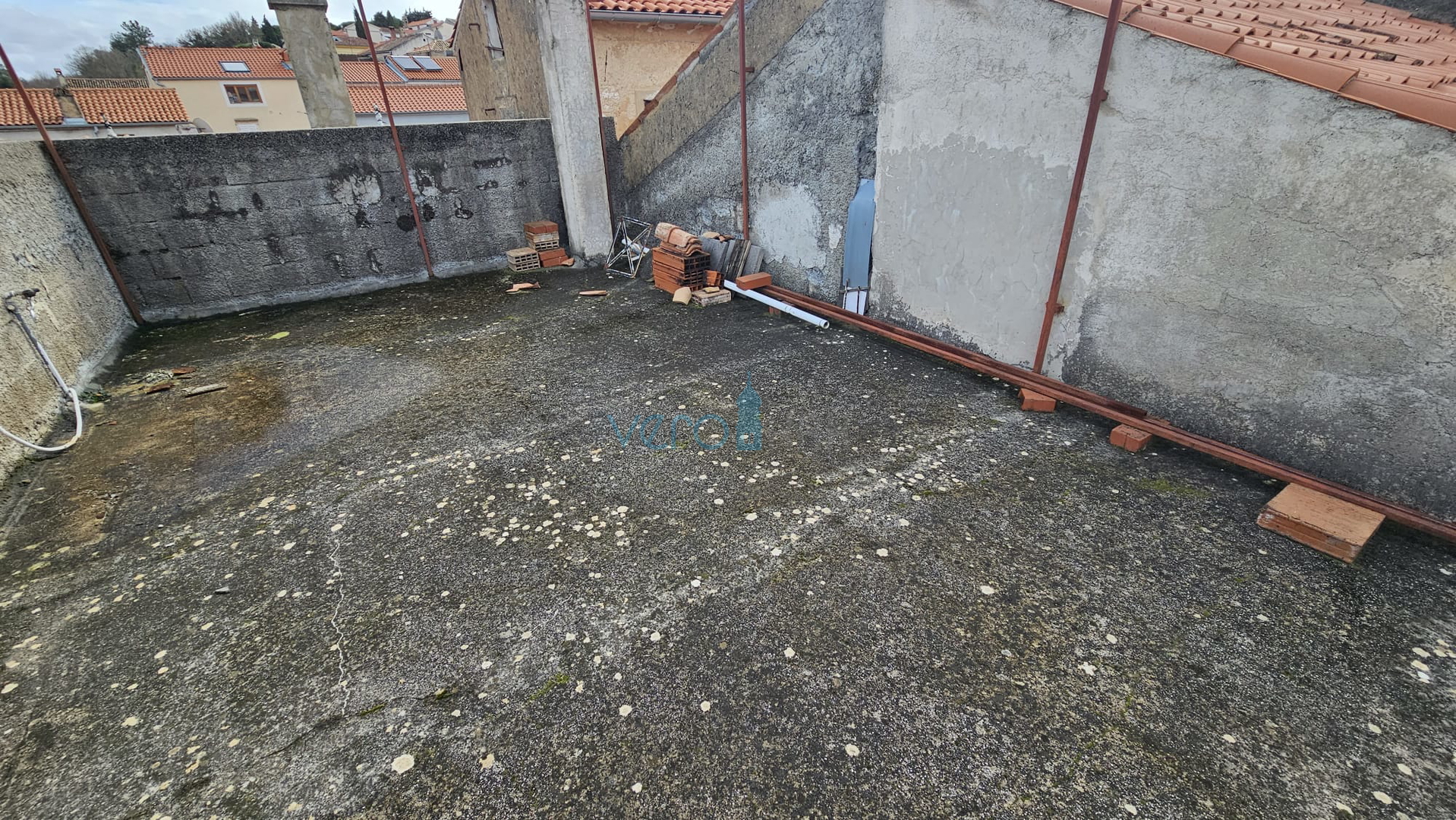 Krk Island, Dobrinj, old town core, authentic house with terrace and view, for sale