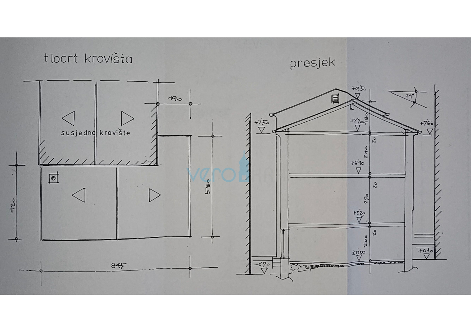 Krk Island, Dobrinj, old town core, authentic house with terrace and view, for sale