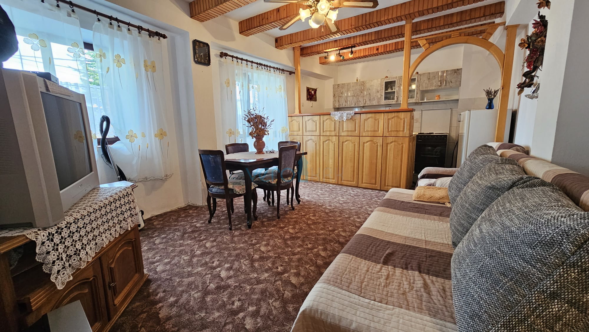 Krk Island, Dobrinj, old town core, authentic house with terrace and view, for sale