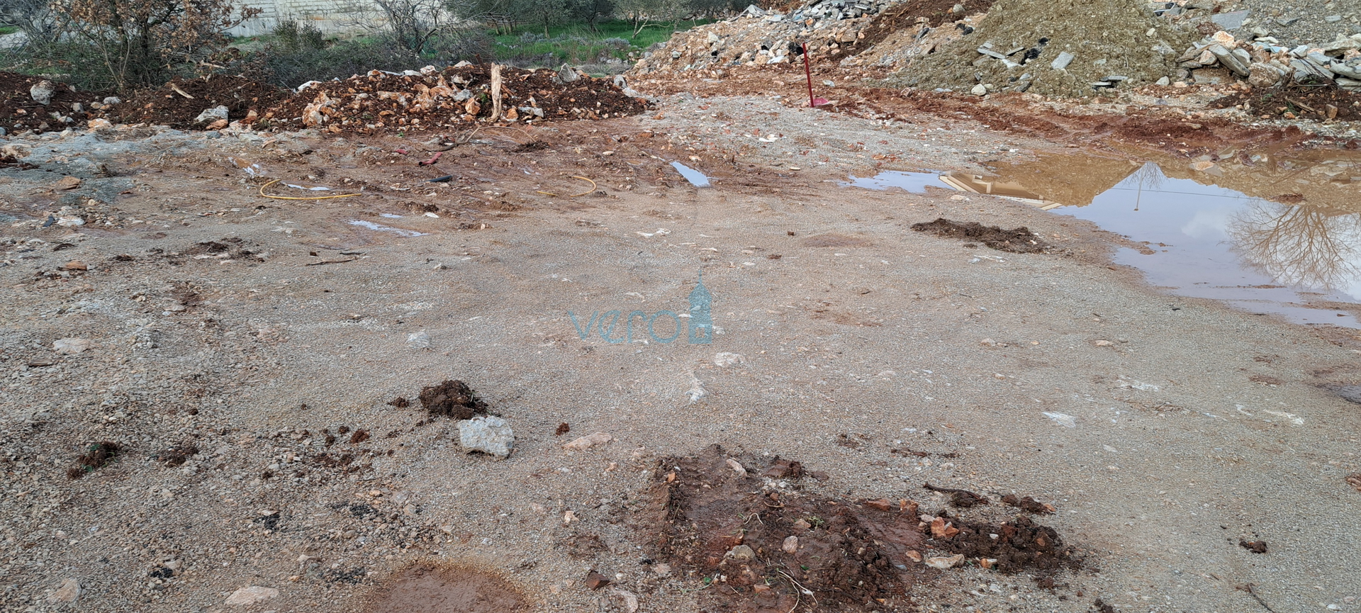 Malinska, okolica, građevinsko zemljište 1304 m2,pogled,prodaja