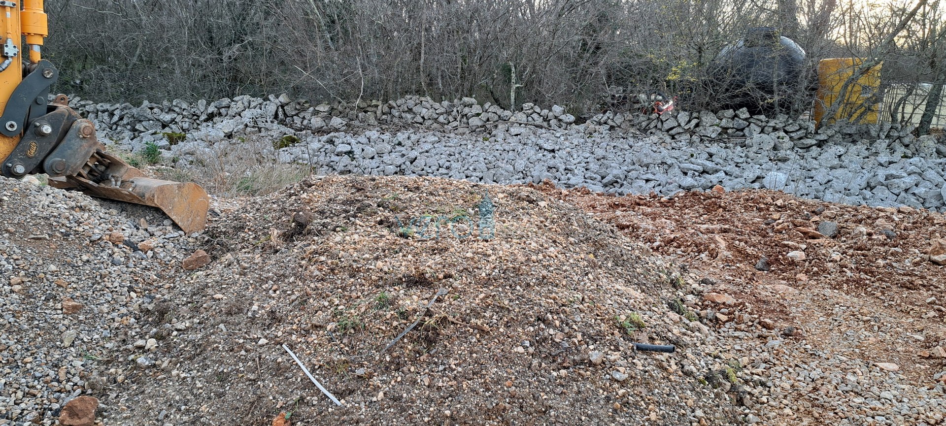 Malinska, okolica, građevinsko zemljište 1304 m2,pogled,prodaja