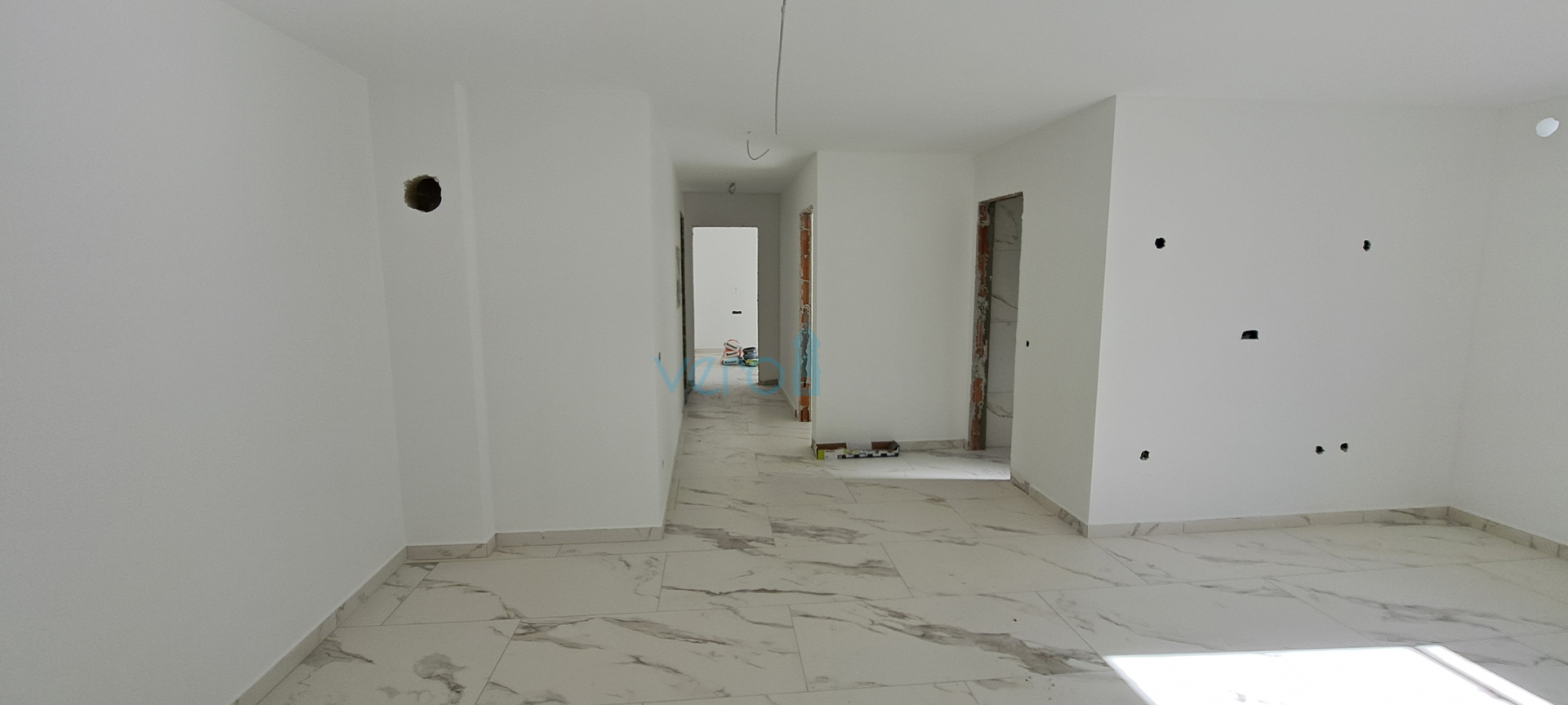 Uvala Soline, otok Krk,okolica,dvosoban stan na katu,terasa,novogradnja,prodaja