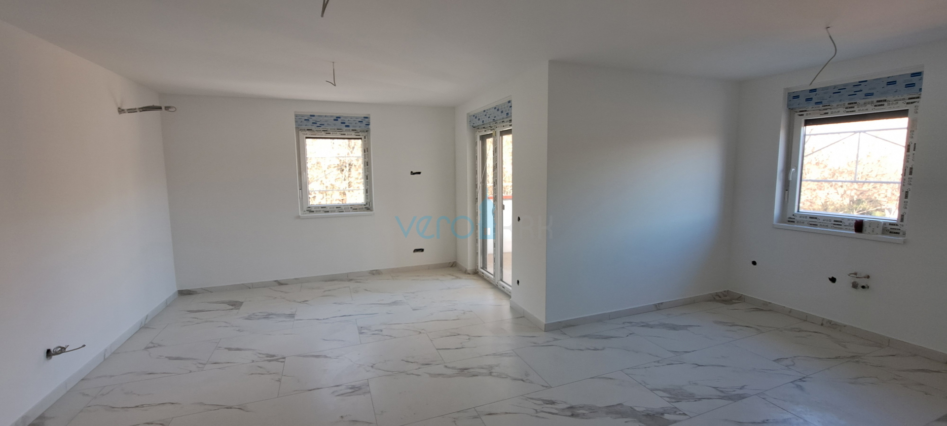 Uvala Soline, otok Krk,okolica,dvosoban stan na katu,terasa,novogradnja,prodaja