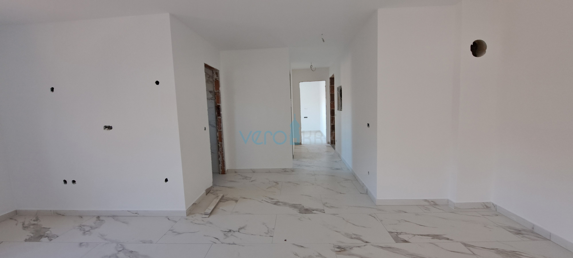 Uvala Soline, otok Krk,okolica,dvosoban stan na katu,terasa,novogradnja,prodaja