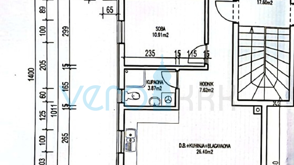 Wohnung, 71 m2, Verkauf, Dobrinj - Soline