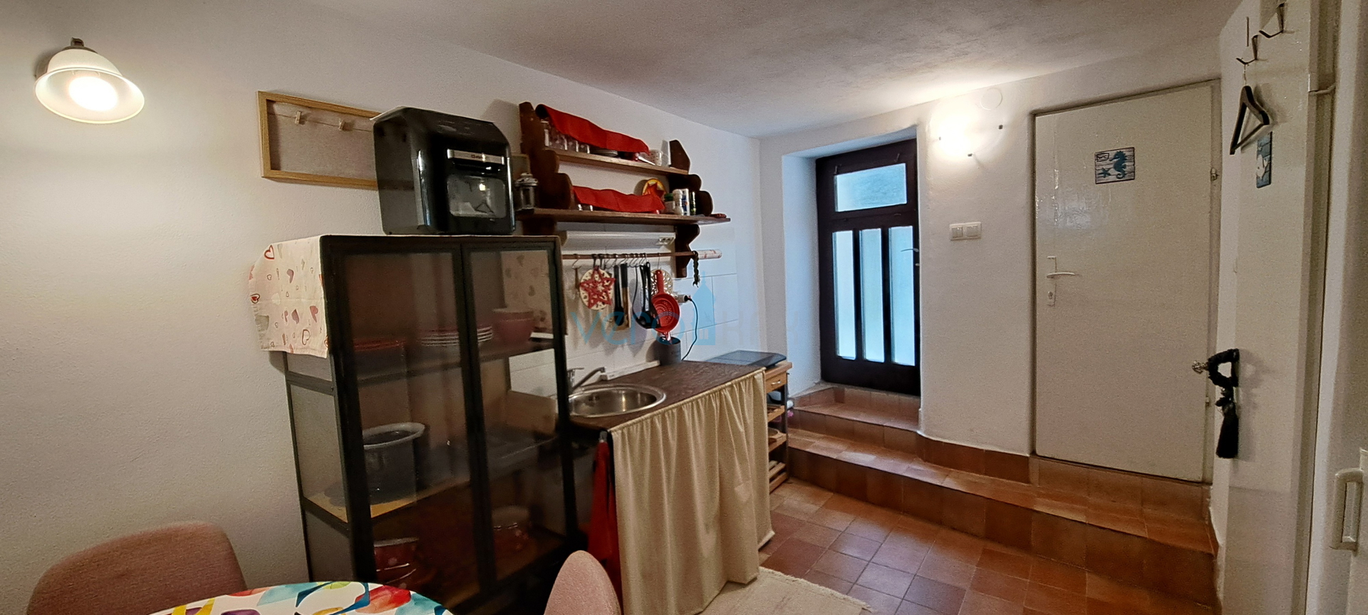 Krk Island, Omišalj, charming terraced house in the old town core, view, for sale