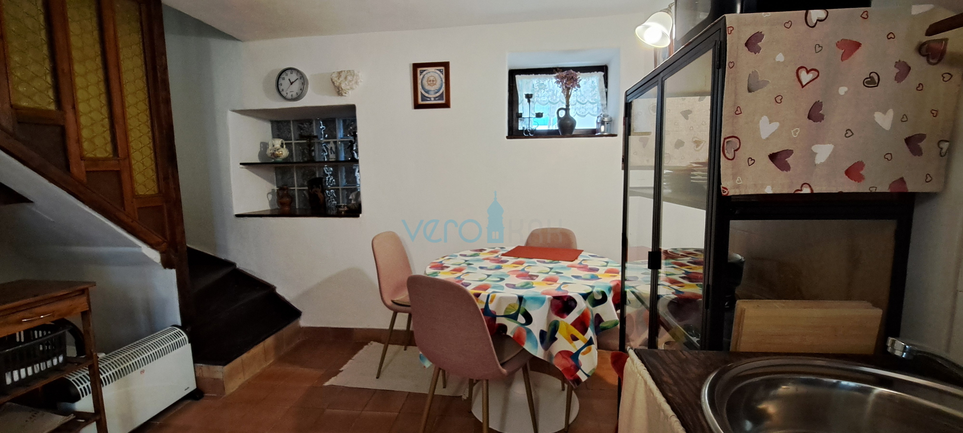 Krk Island, Omišalj, charming terraced house in the old town core, view, for sale