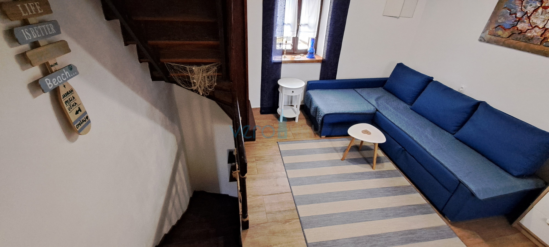 Krk Island, Omišalj, charming terraced house in the old town core, view, for sale