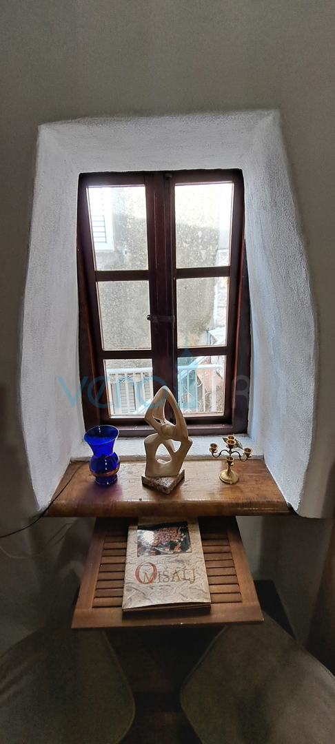 Krk Island, Omišalj, charming terraced house in the old town core, view, for sale