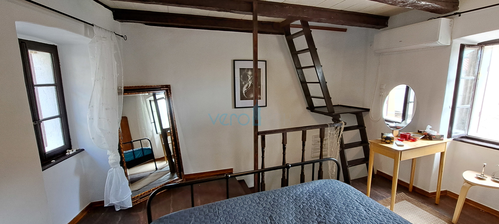 Krk Island, Omišalj, charming terraced house in the old town core, view, for sale