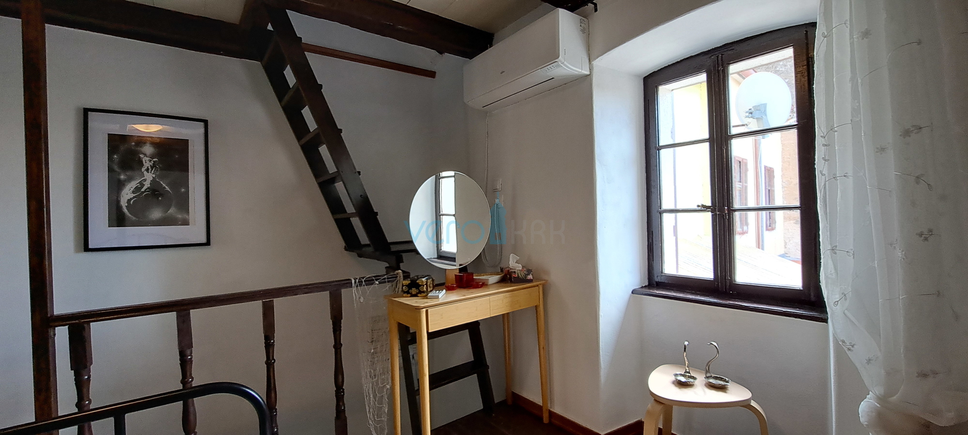 Krk Island, Omišalj, charming terraced house in the old town core, view, for sale