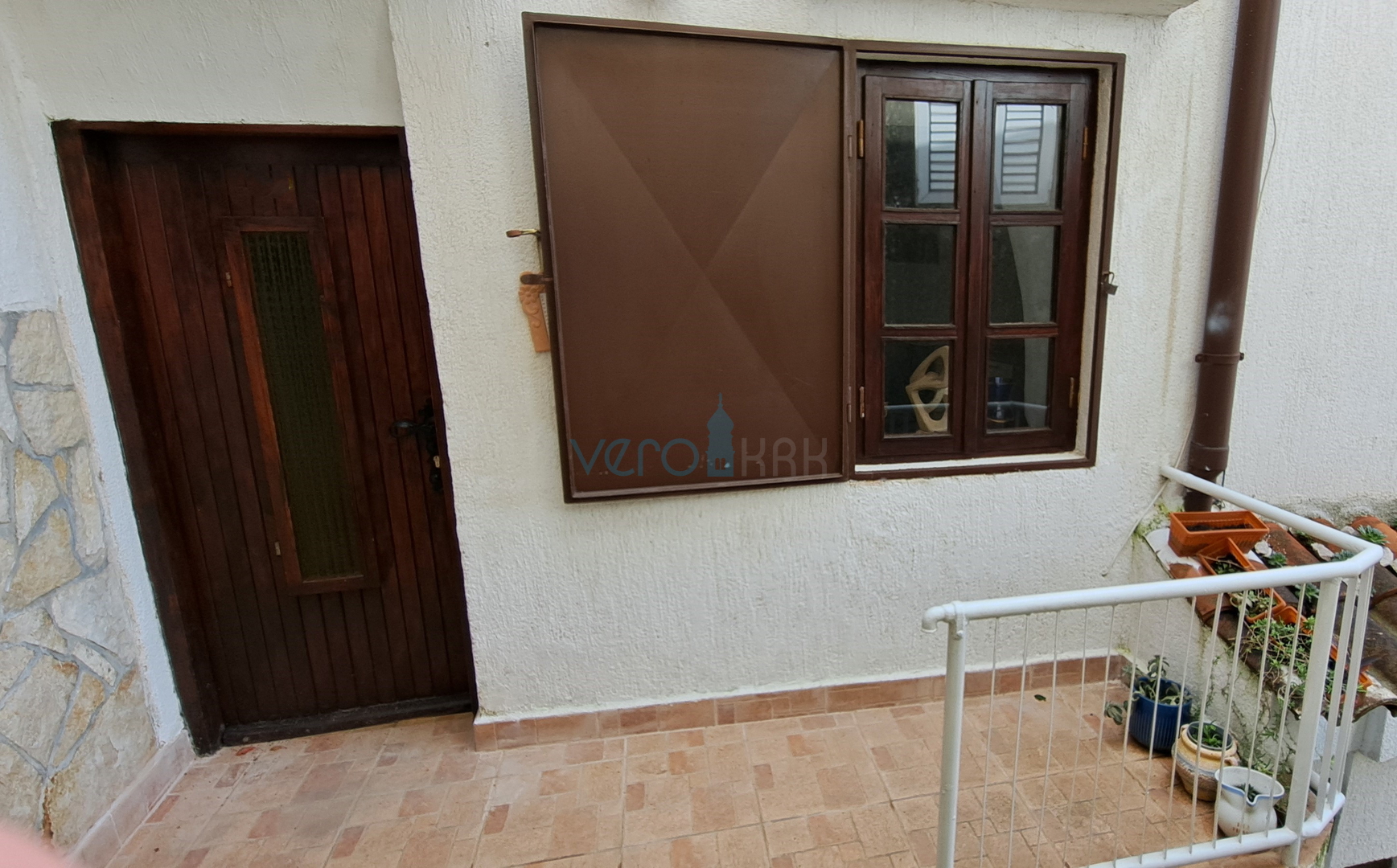 Krk Island, Omišalj, charming terraced house in the old town core, view, for sale