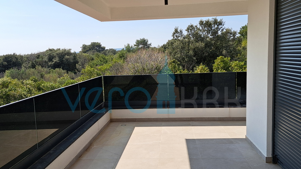 City of Krk, modern duplex apartment, roof pool, terrace, view, new construction, sale