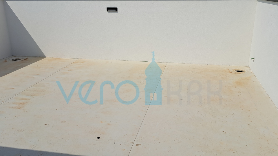 City of Krk, modern duplex apartment, roof pool, terrace, view, new construction, sale