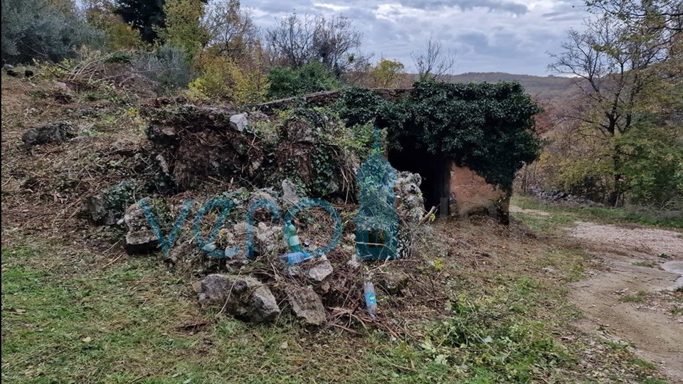 Insel Krk, Dobrinj, Einfamilienhaus 41m2 mit Garten und Panoramablick, zu verkaufen