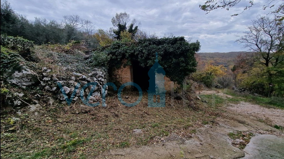 Insel Krk, Dobrinj, Einfamilienhaus 41m2 mit Garten und Panoramablick, zu verkaufen