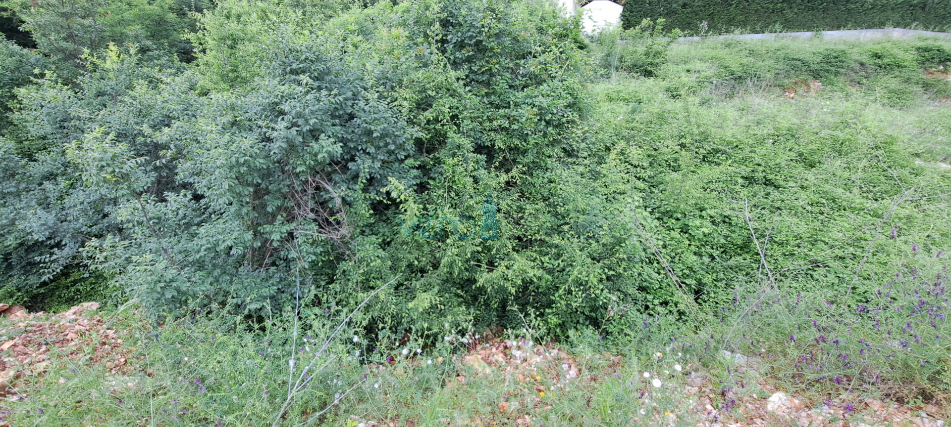 Malinska, island of Krk, building land 958 m2 in an exclusive location, view, for sale