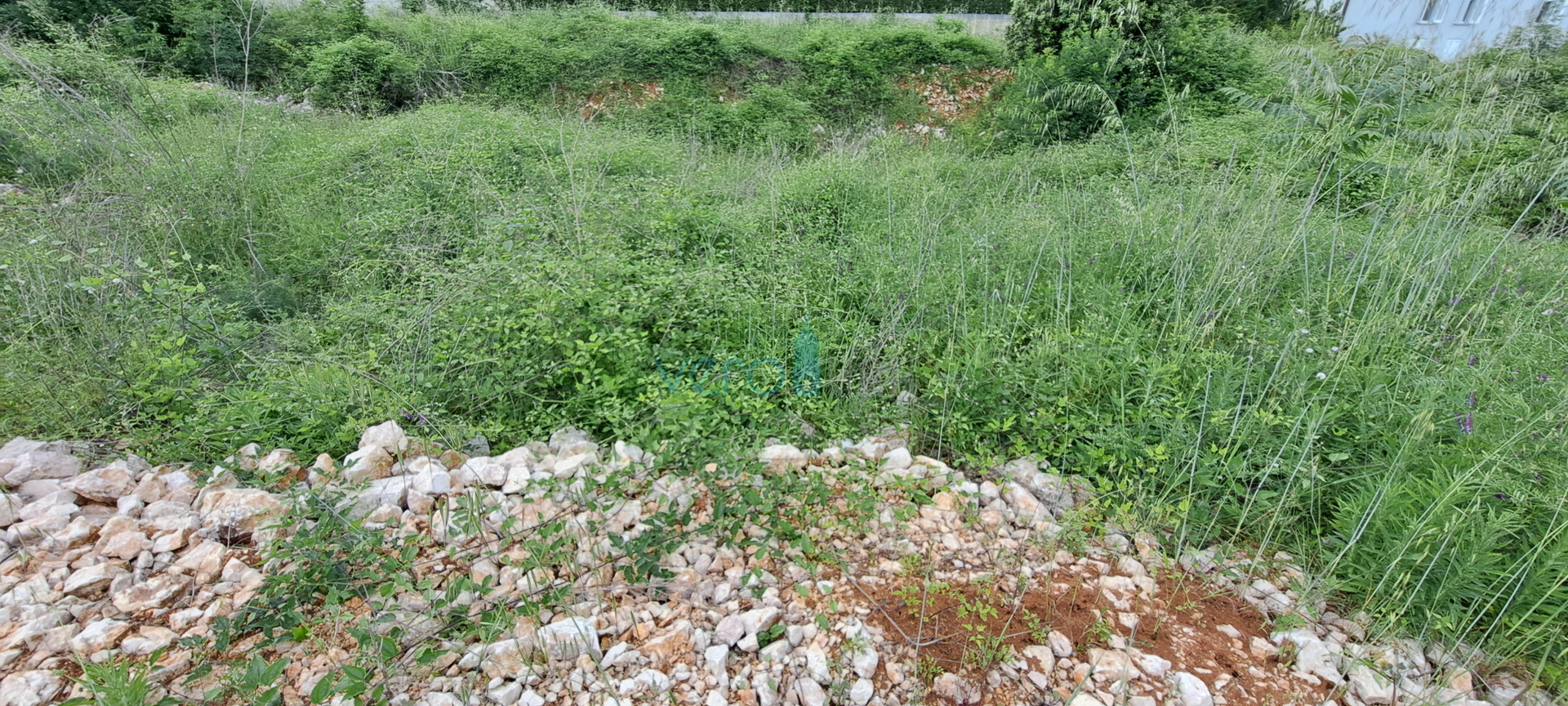 Malinska, island of Krk, building land 958 m2 in an exclusive location, view, for sale