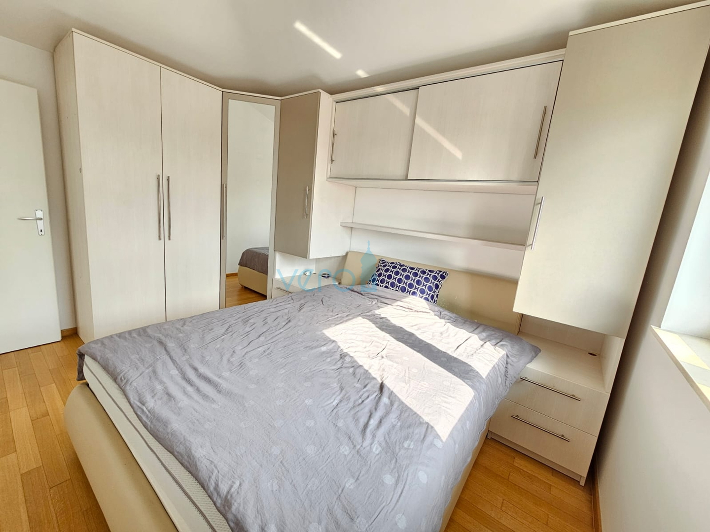 Malinska, near the center, Nice two-story apartment 100 m2 with an open sea view, for sale
