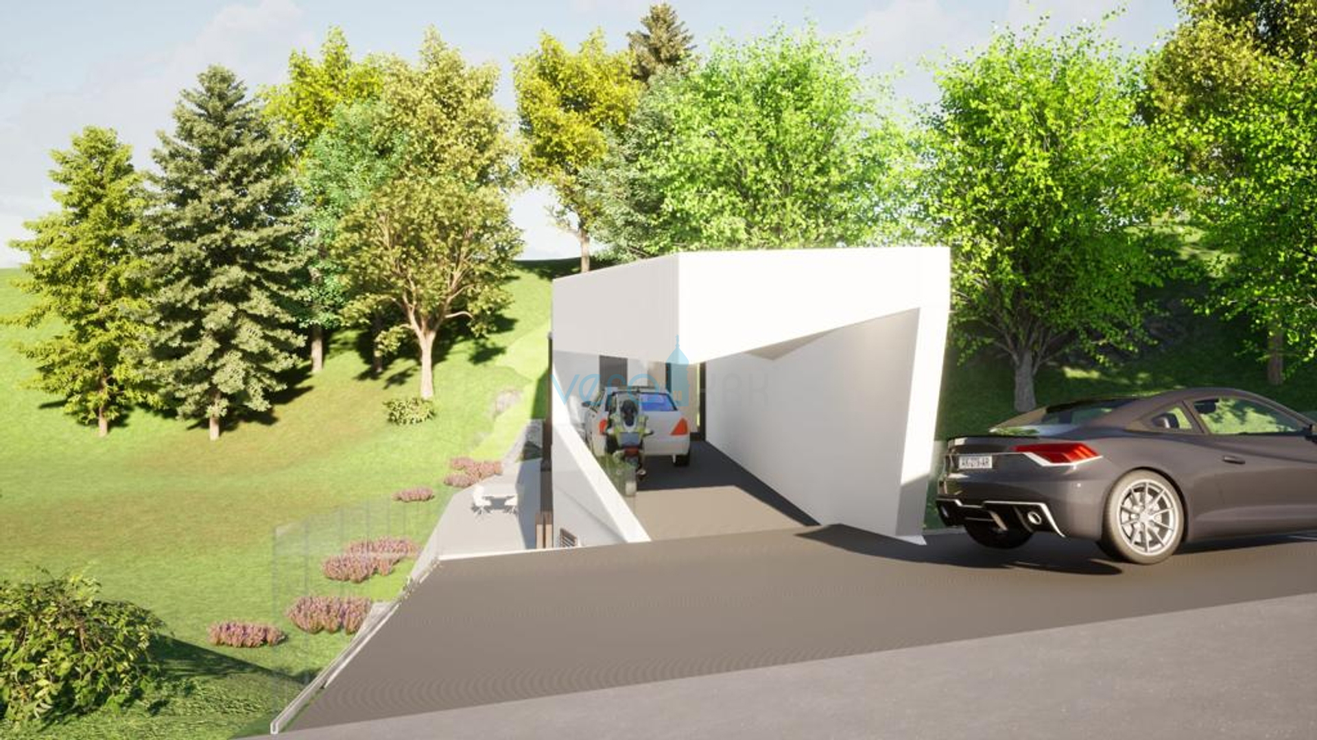 Vrbnik,Građevinsko zemljište 646 m2,top lokacija,pogled,prodaja