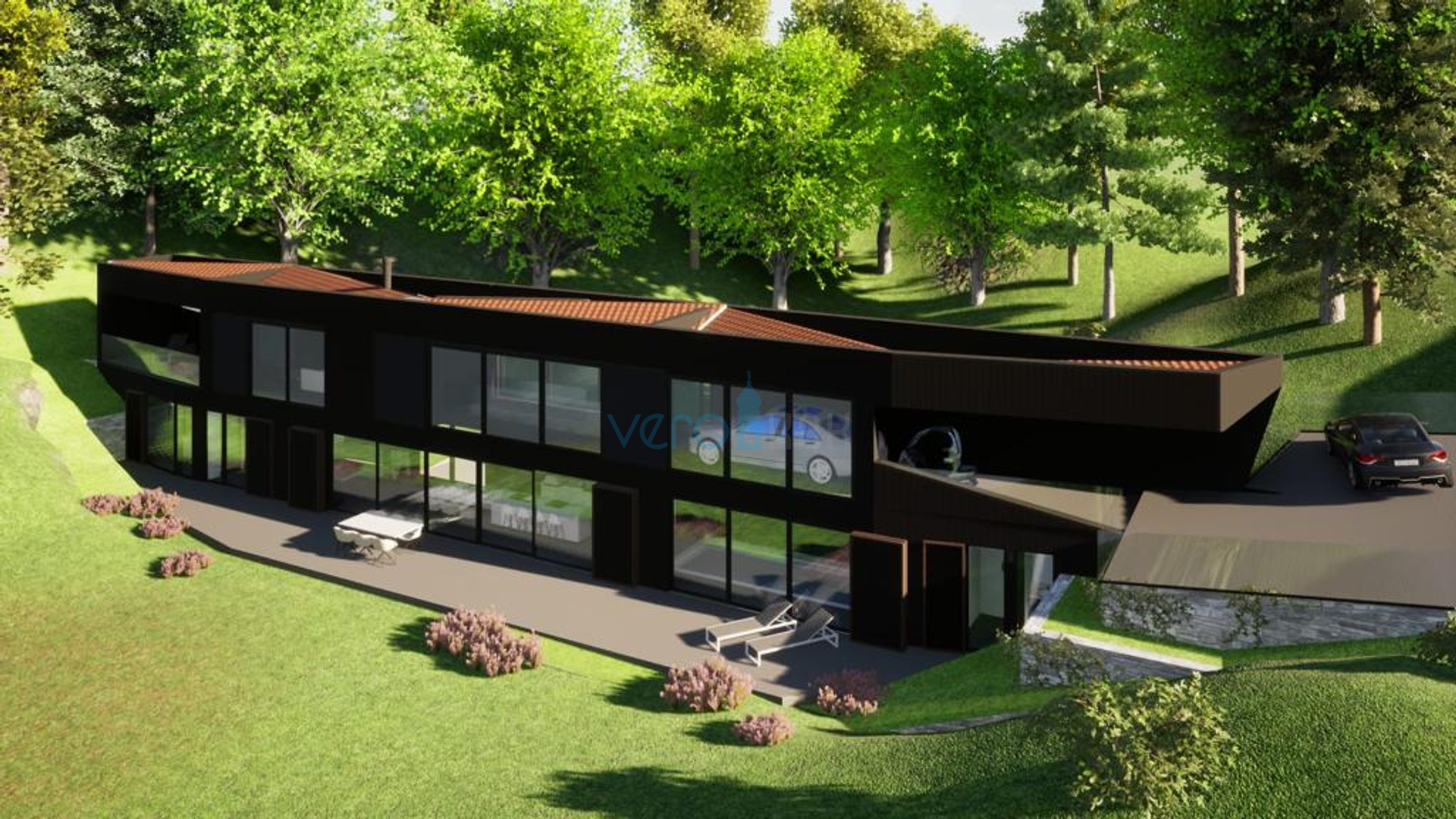 Vrbnik,Građevinsko zemljište 646 m2,top lokacija,pogled,prodaja