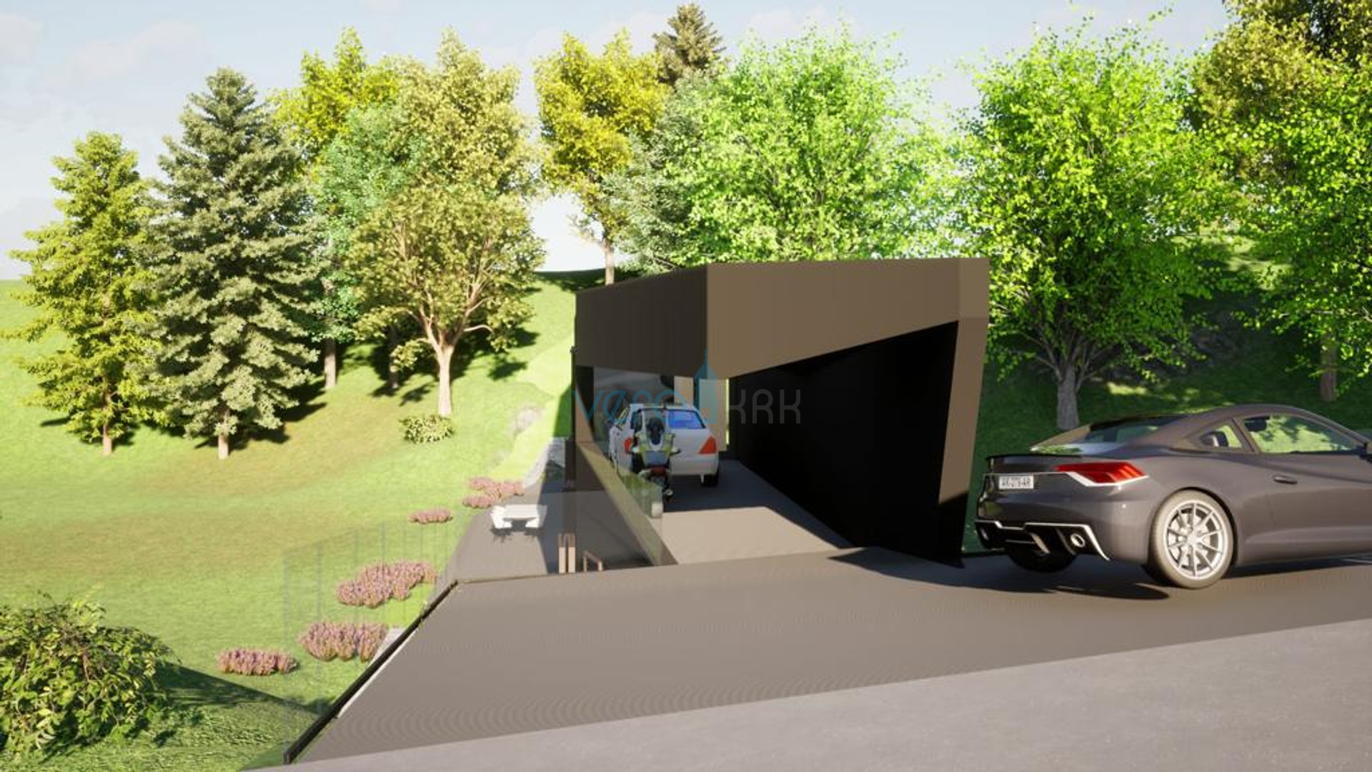 Vrbnik,Građevinsko zemljište 646 m2,top lokacija,pogled,prodaja