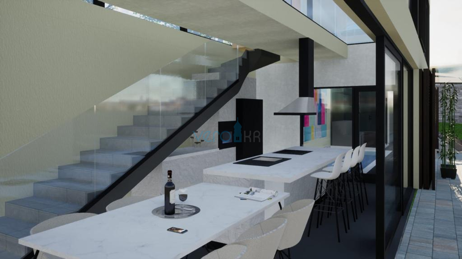 Vrbnik,Građevinsko zemljište 646 m2,top lokacija,pogled,prodaja