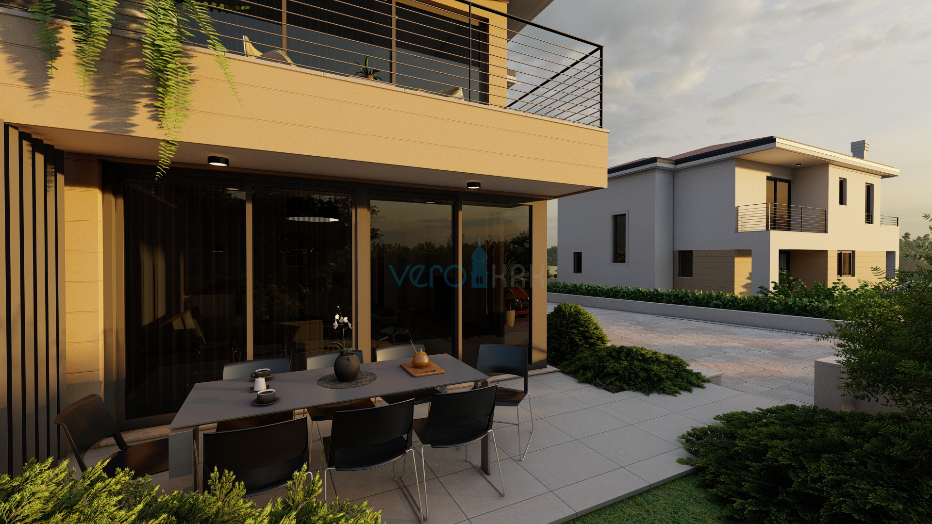 Otok Krk, Malinska okolica, građevinski tereni  622m2 i 540m2 građevinskim dozvolama, prodaja