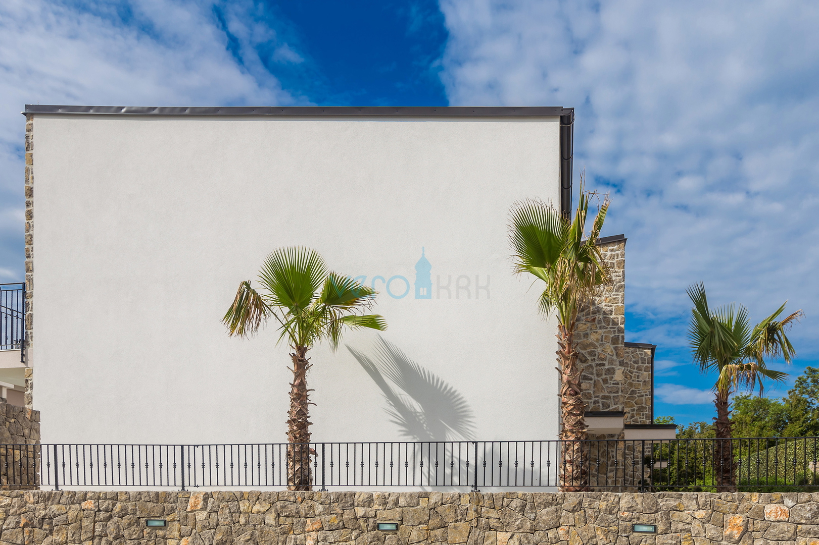 Otok Krk, Grad Krk, bliža okolica, Vila sa bazenom na odličnoj lokaciji, pogled na more, za prodaju