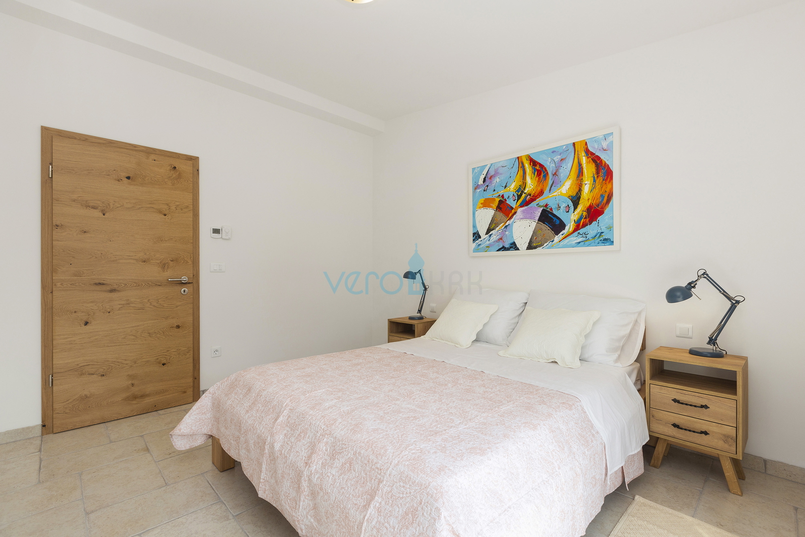 Otok Krk, Grad Krk, okolica, prekrasna ultra moderna villa sa bazenom, terasom i pogledom na more prodaja