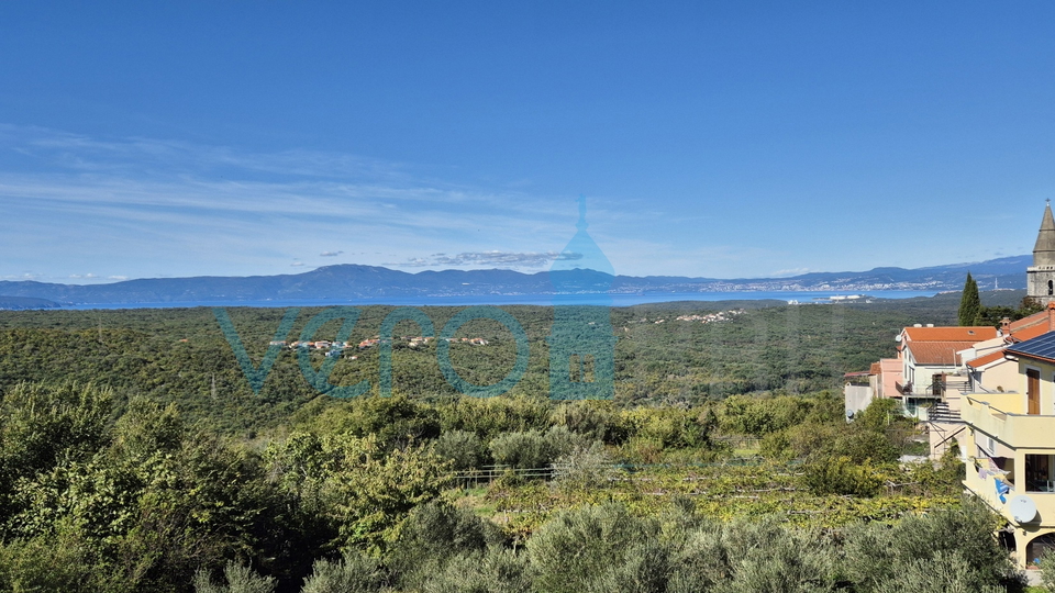 Dobrinj, Insel Krk, freistehendes Steinhaus, Meerblick, Terrasse, Taverne, zu verkaufen