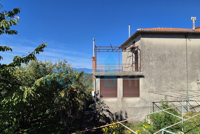 Dobrinj, Insel Krk, freistehendes Steinhaus, Meerblick, Terrasse, Taverne, zu verkaufen