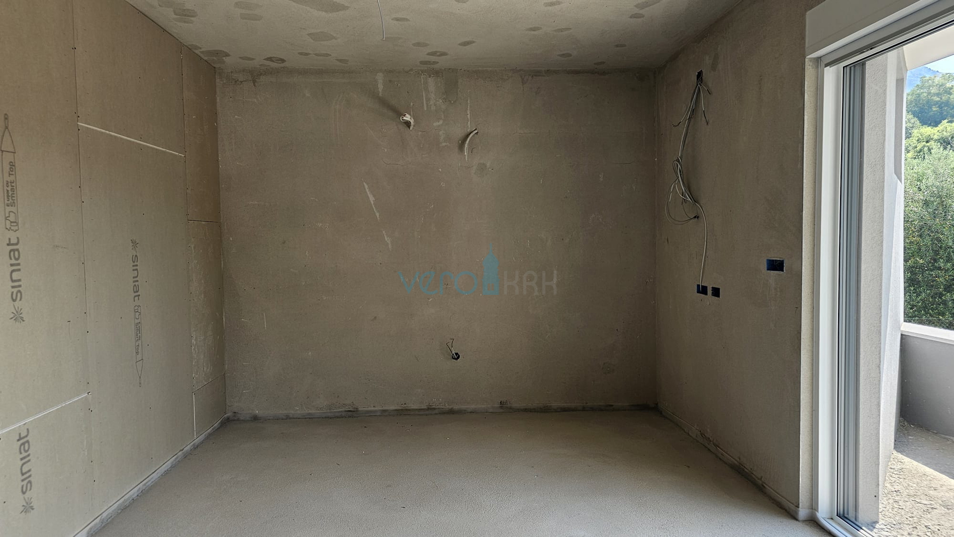 Otok Krk, Baška, okolica, dvosobni stan 60,47m2, prvi kat,  za prodaju