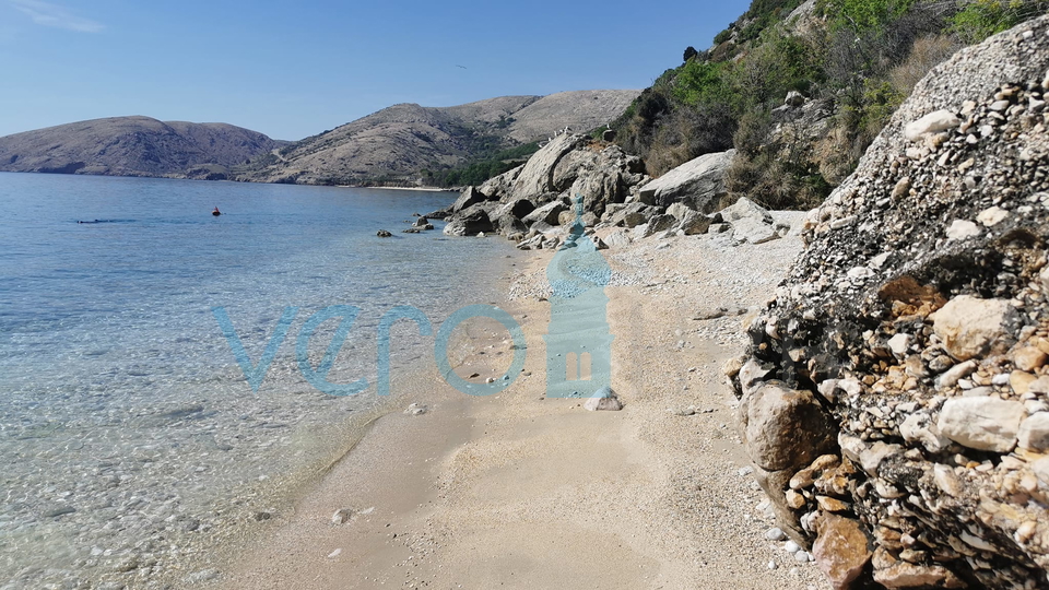 Punat, Stara Baška, Reihenhaus aus Stein, Aussicht, 200 m zum Meer, zu verkaufen