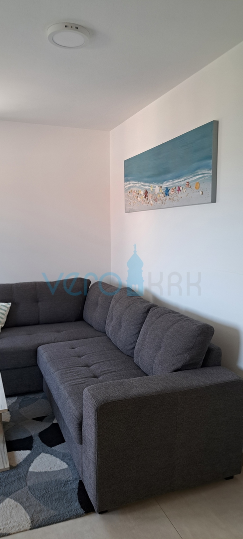 Uvlala Soline, otok Krk, dvosoban stan 62 m2, pogled na more, prodaja