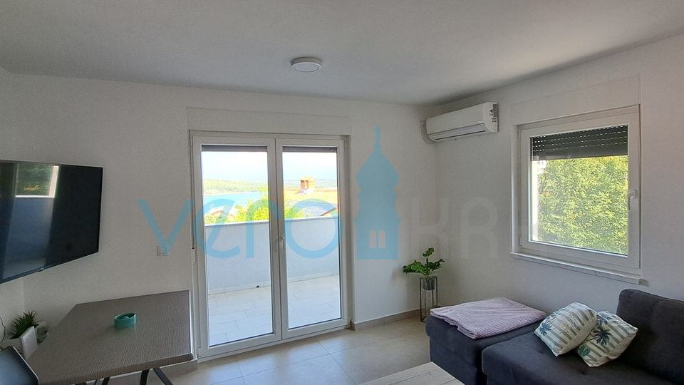 Uvlala Soline, island of Krk, two-bedroom apartment 62 m2, sea view, for sale